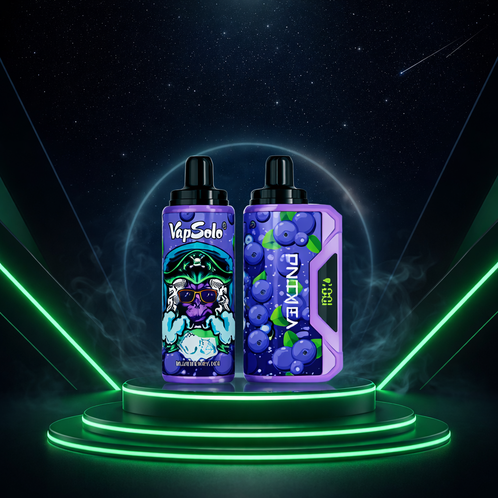 VapSolo Viking 12K Blueberry Ice cigarrillos electrónicos desechables 12000 caladas
